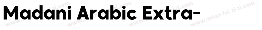 Madani Arabic Extra字体转换